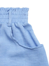 Light Blue Button Front Midi Skirt with Belt and Pockets for Women Woman Skirts