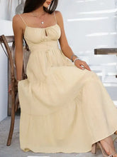 Light Blue Tiered Maxi Sundress with Smocked and Ruched Details Maxi Dresses