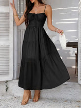 Light Blue Tiered Maxi Sundress with Smocked and Ruched Details Maxi Dresses
