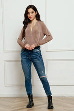 Long Sleeve Bodysuit with Ripped Jeans for Women Sleeve Length Options
