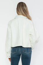 Long Sleeve PU Leather Jacket for Women with Snap Button Closure Woman Outerwear