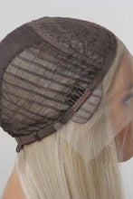 Long straight light blonde lace front wig, heat safe with cap included