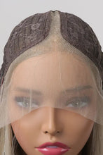 Long straight light blonde lace front wig with heat safe cap included