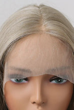 Long straight light blonde lace front wig, heat safe with cap included