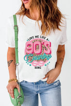 Love Me Like a 90s Country Song White Graphic T-Shirt