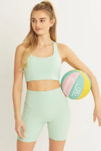 Love Tree High Waist Seam Detail Active Shorts Woman Activewear