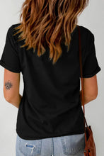 Lucky Shamrock Black Short Sleeve T Shirt for Women