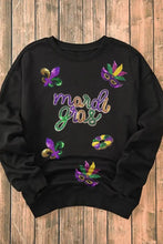 MARDI GRAS Sequin Round Neck Sweatshirt Woman Sweatshirts