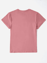 Mauve Los Angeles California Short-Sleeve Polyester T-Shirt for Women
