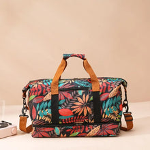 Medium Floral Canvas Duffel Bag for Travel Travel Bags