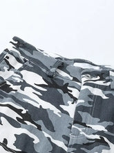 Men's Camo Cargo Pants with Multi Pockets Woman Sweatpants