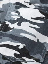 Men's Camo Cargo Pants with Multi Pockets Woman Sweatpants