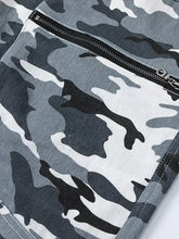 Men's Camo Cargo Pants with Multi Pockets Woman Sweatpants