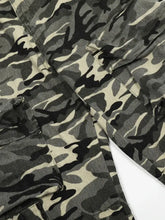 Men's Camouflage Cargo Wide Leg Pants Woman Sweatpants