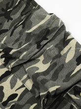 Men's Camouflage Cargo Wide Leg Pants Woman Sweatpants