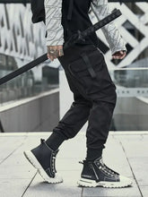 Men's Cargo Joggers with Multi-Pockets Woman Sweatpants