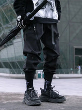 Men's Cargo Joggers with Zip Pockets Woman Sweatpants