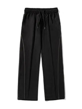 Men's Contrast Straight Sweatpants Woman Sweatpants