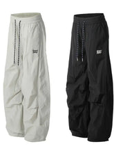 Men's Drawstring Breathable Curved Pants Woman Sweatpants