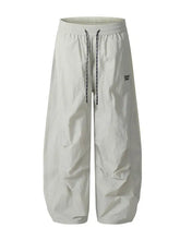 Men's Drawstring Breathable Curved Pants Woman Sweatpants