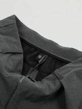 Men's High Waist Pleated Curved Pants Woman Sweatpants