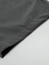 Men's High Waist Pleated Curved Pants Woman Sweatpants