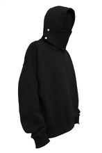 Men's Long Sleeve Hoodie with Mask Mens Tops