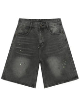 Men's Mid Rise Denim Shorts Denim Shorts