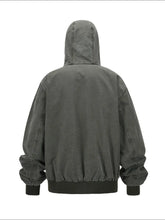 Men's Olive Green Hooded Bomber Jacket