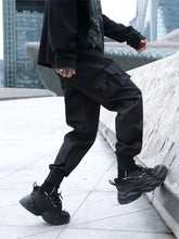 Men's Plus Size Cargo Jogger Pants with Multi Pockets Woman Sweatpants