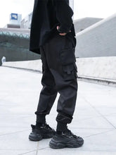 Men's Plus Size Cargo Jogger Pants with Multi Pockets Woman Sweatpants