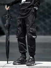 Men's Plus Size Casual Cargo Joggers with Elastic Cuffs Woman Sweatpants