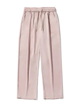 Men's Plus Size Drawstring Wide Leg Pants Blush Pink Woman Sweatpants