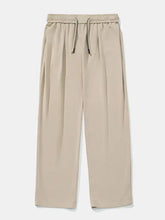 Men's Plus Size Drawstring Wide Leg Pants Khaki Woman Sweatpants