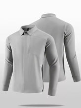 Men’s plus size slim fit light gray long sleeve button-up windbreaker jacket machine wash tumble dry