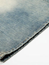 Men's Wash Wide-Leg Denim Shorts Denim Shorts