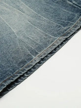 Men's Wash Wide-Leg Denim Shorts Denim Shorts