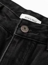 Men's Washed Denim Bermuda Shorts Denim Shorts