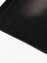 Men's Washed Denim Bermuda Shorts Denim Shorts