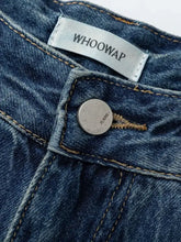 Men's Washed Denim Bermuda Shorts Denim Shorts