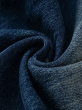 Men's Washed Denim Bermuda Shorts Denim Shorts