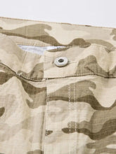 Men's Wide Leg Camo Print Cargo Pants Woman Sweatpants