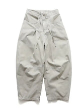 Men's Wide Leg Drawstring Cargo Curved Pants Apricot Woman Sweatpants