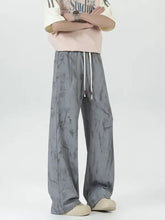 Men's Wide Leg Drawstring Pants Woman Sweatpants