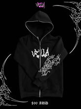 Men's Zip Up Letter Graphic Hoodie Mens Tops