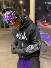 Men's Zip Up Letter Graphic Hoodie Mens Tops