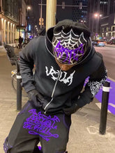 Men's Zip Up Letter Graphic Hoodie Mens Tops