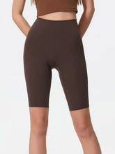 Millennia High Rise Wide Waistband Active Shorts Dark Brown Woman Activewear