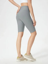 Grey Millennia High Waist Active Shorts in seamless soft fabric