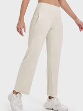 Millennia Pocketed High Waist Active Pants Beige Woman Leggings